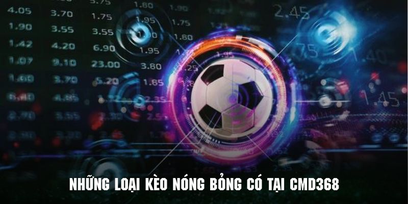 Các loại hình kèo cược cạnh tranh có mặt ở CMD368