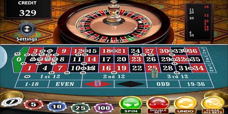 Hệ thống cửa cược quen thuộc trong game Roulette live