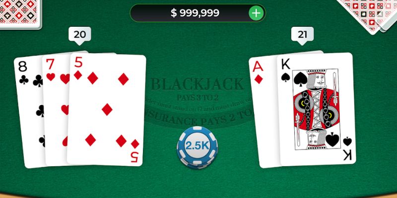 Luật chia và hướng dẫn chơi Blackjack